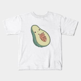 Avocado heart Kids T-Shirt